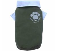 Suéter para perros pequeños de forro polar DoggyDolly, verde