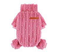 Suéter para Perros pequeños, niños y niñas, Cuello Alto, Pijama para el día de San Valentín, Ropa Gruesa y cálida, Abrigo de Forro Polar para Clima frío, Pijamas para Cachorros, Chihuahua, Yorkie