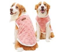 Suéter para perros, suéteres para perros, suéteres de invierno para perros de felpa, chaleco de invierno cálido para perros y gatos, ropa para clima frío, ropa para mascotas para perros grandes, sais