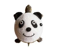 Suéter para tortuga de compañía, suave y hecho a mano, lindo con un tema de panda - traje cálido para pequeñas tortugas - para fiestas de Navidad, Halloween, Cosplay, fotografía y veladas