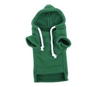 Suéter pequeño para mascotas, bonito hámster, conejillo de indias, ropa de conejo, conejo, capucha de tela agradable a la piel, con cordón, cálido, suave y cómodo, ideal para fotos, paseos, juegos en