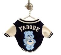 Suéter Suave for Mascotas, Ropa for Perros pequeños, Estampado de Papas Fritas, Chaqueta de diseño for Gatos y Animales.(Azul,M)