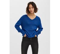 Suéter tejido de mujer VERO MODA cuello en V manga larga suéter de punto VMCREWL