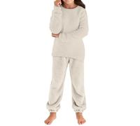 Suéter y pantalón de Punto de Manga Larga Holgados y acogedores para niñas de otoño e Invierno, Conjuntos para bebés y niños.