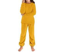Suéter y pantalón de Punto de Manga Larga Holgados y acogedores para niñas de otoño e Invierno, Conjuntos para bebés y niños.
