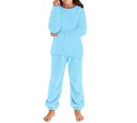 Suéter y pantalón de Punto Manga Larga Holgados acogedores para niñas otoño e Invierno, Conjuntos bebés niños.
