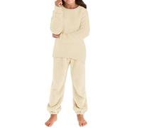 Suéter y pantalón de Punto Manga Larga Holgados acogedores para niñas otoño e Invierno, Conjuntos bebés niños.