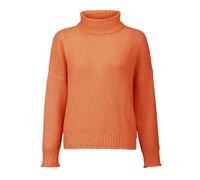 Suéteres cálidos de talla grande para mujer, suéteres gruesos de cuello polo para mujer, tops de otoño, suéteres de punto cálido, suéteres sueltos, cuello redondo, manga larga, suéter liso, a, 5XL