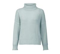 Suéteres de algodón para mujer, suéteres de otoño para mujer, suéteres de invierno para niñas, tops para mujer, tops del Reino Unido, camisetas de manga larga, suéter suelto de cuello alto, azul, 3XL
