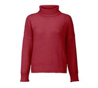 Suéteres de algodón para mujer, suéteres de otoño para mujer, suéteres de invierno para niñas, tops para mujer, tops del Reino Unido, camisetas de manga larga, suéter suelto de cuello alto, C, 3XL