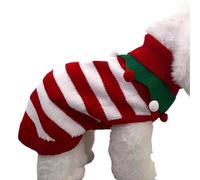Suéteres de Navidad para perro, ropa cálida de invierno para mascotas, ropa de punto para mascotas, disfraz de perro a rayas, ropa suave y cómoda para cachorros para otoño e invierno
