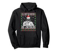 Suéteres Divertidos y feos con Texto en inglés All I Want for Christmas is Jesus Sudadera con Capucha