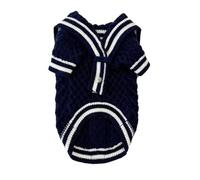 Suéteres for Mascotas, Estilo Academia de liderazgo, Color Azul Marino, Ideales for otoño e Invierno. Ropa cálida for Perros pequeños y medianos.(Blau,M)