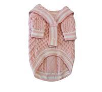 Suéteres for Mascotas, Estilo Academia de liderazgo, Color Azul Marino, Ideales for otoño e Invierno. Ropa cálida for Perros pequeños y medianos.(Pink,XL)