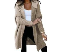 Suéteres holgados de manga larga con capucha para otoño de otoño de 2025 con frente abierto y manga larga con capucha, e, XL