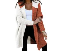 Suéteres holgados de manga larga con capucha para otoño de otoño de 2025 con frente abierto y manga larga con capucha, B, XL