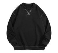 Suéteres para hombre, cuello alto, con cremallera, color sólido, manga larga, para otoño, casual, sin capucha, medio cuello, suéteres para hombre, sudaderas del Reino Unido para hombre, talla Xxxl