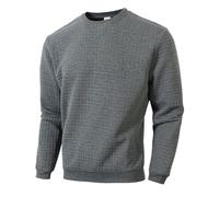 Suéteres para hombre del Reino Unido, sudadera a cuadros para otoño e invierno, cuello redondo, manga larga, casual, cálida, suave, cómoda, suéter de punto, elegante, ropa de calle, sudaderas de gran