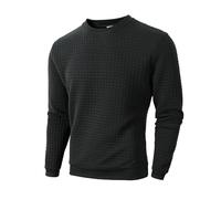 Suéteres para hombre del Reino Unido, sudadera a cuadros para otoño e invierno, cuello redondo, manga larga, casual, cálida, suave, cómoda, suéter de punto, elegante, ropa de calle, sudaderas de gran