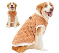 Suéteres para mascotas, abrigo de invierno de felpa para perros, ropa gruesa para clima frío, pijamas para perros grandes, estaciones frías de otoño e invierno