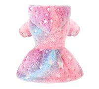 Suéteres para perros pequeños, sudadera con capucha para perros pequeños, sudadera de forro polar cálido, lindo vestido de invierno, suéteres para mascotas, ropa para chihuahua, yorkie, estrella