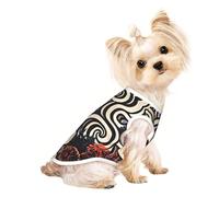 Suéteres personalizados para perros pequeños y medianos, diseños únicos, forro polar de poliéster suave, perfectos para recuperación quirúrgica y uso diario, Vortex In The Forest S