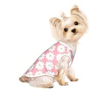Suéteres personalizados para perros pequeños y medianos, diseños únicos, forro polar de poliéster suave, perfectos para recuperación quirúrgica y uso diario, Armonía floral, talla L