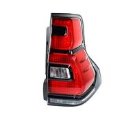 SUEVAS Luz trasera con bombilla de cable Para Toyota Land Cruiser Prado 2018-2020 Serie 150 FJ150 LC150 GRJ150 Pilotos Traseros (Color: Negro/Rojo)