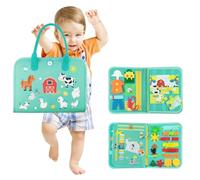 Suevut Busy Board Libro Tablero Montessori Niños 1 2 3 4 Años, 4 Capas Juguetes Niños Montessori, Libro Sensorial Bebe Toddler Activity Board, para Niños de 3 4 Años Habilidades Motoras