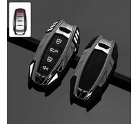 SUFC Llavero de aleación con Cubierta para Llave de Coche (una Carcasa Gris) para Haval F7x H6 2023,para Accessories,para Haval,para Jolion,para Joico,para Jollein F7 H6,para Jolyon F7H