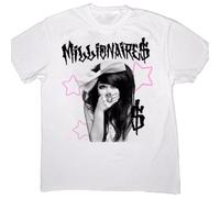 SUFFPXXYU Melissa Marie Green Millionaires Band Short Sleeve T Shirt Full SizeWhite3XL