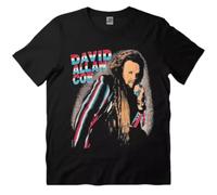 SUFFPXXYU Vintage David Allan Coe On Tour Rare 90s Retro T-ShirtBlackXXL