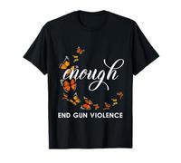 Suficiente Fin De La Violencia De Armas Usar Mariposa Naranja Paz Sin Arm Camiseta