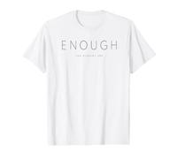 Suficiente Ya Eres Minimalista Afirmación Autoestima Camiseta gráfica económica