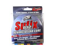 Sufix Unisex's 832 Lead Core 8.2 kg, medidor Multicolor, 8.2 kg/100 Yardas Carrete