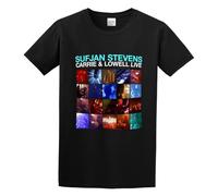 Sufjan Stevens Carrie Lowell Live Unisex 100% Cotton Short-Sleeve T-Shirts Black XXL