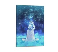 SUFOGBVG Póster de Magic Kaito Kid Conan para decoración de pared, póster de metal moderno, decoración de bar, 30 x 45 cm