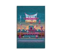 SUFOGBVG Póster decorativo de Commando Bionic, lienzo para pared, impresión artística moderna, decoración de dormitorio, 40 x 60 cm
