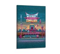 SUFOGBVG Póster decorativo de Commando Bionic, lienzo para pared, impresión artística moderna, decoración de dormitorio, 12 x 18 pulgadas (30 x 45 cm)