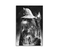 SUFOGBVG Póster decorativo de Gandalf The Grey para pared, lienzo y cuadro artístico, moderno, decoración de dormitorio familiar, 20 x 30 cm