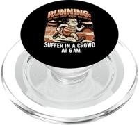 Sufre en un maratón: Dicho Divertido: Corredor Aficionado PopSockets PopGrip para MagSafe