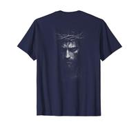 Sufriendo Jesucristo con Corona de Espinas Retrato Camiseta