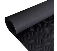 Sufrk Alfombrilla antideslizante de goma de 5 x 1 m, de láminas a cuadros, alfombras de baño, antideslizante, lavable, suave de microfibra, alfombra de baño de secado rápido, alfombrilla para ducha