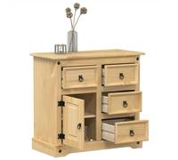 Sufrk Aparador Corona 87 x 40 x 76 cm, madera maciza de pino