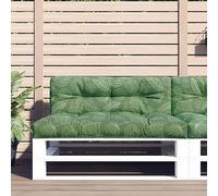 Sufrk - Cojín para paleta con diseño de hojas, 120 x 40 x 12 cm, tela para sofá de paleta, asiento, respaldo o conjunto