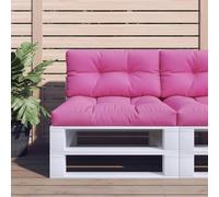 Sufrk - Cojín para paleta de 2 piezas, color rosa de tela, cojín de banco ideal para ambientes interiores y exteriores