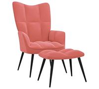 Sufrk Sillón de relax con taburete, sillón de relax, sillón de relax, sillón de salón, sillón con taburete, sillón