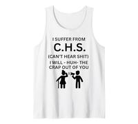 Sufro de CHS no Puedo Escuchar el Humor de éxito Camiseta sin Mangas