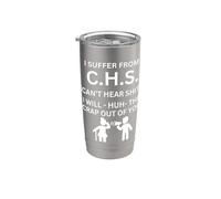 Sufro de CHS no puedo escuchar el humor de éxito Vaso térmico de acero inoxidable de doble pared