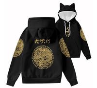 SUGA Album Sudadera AGUST D 大吹打 Sudadera Con Capucha Con Orejas De Gato Top Unisex(Size:M)